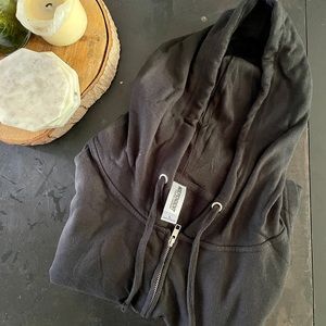 Google Frequency Black Zip Up Hoodie, Brand New